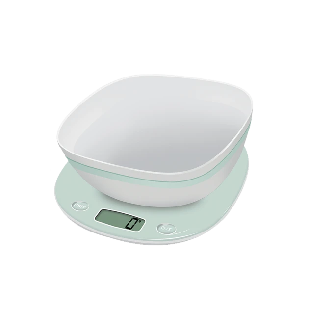 Balance De Cuisine Et Bol Macaron Pistache Terraillon