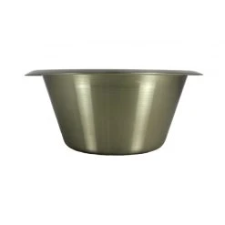 MATFER Bassine Pâtissière Ø 18 Cm Fond Plat Inox