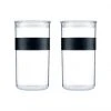 Bocal Plastique 2 L Avec Couvercle (x2) PRESSO Bodum