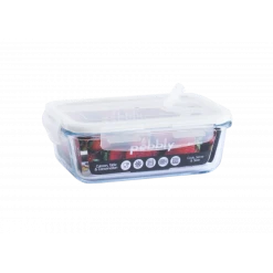 Boîte De Conservation En Verre Rectangle 850 Ml Pebbly