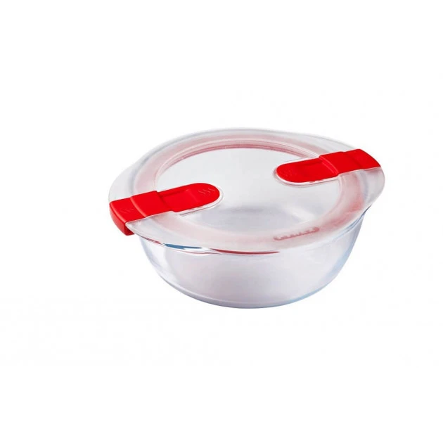 Boîte De Conservation En Verre Ronde 26 Cm 2,3 L Cook & Heat Pyrex