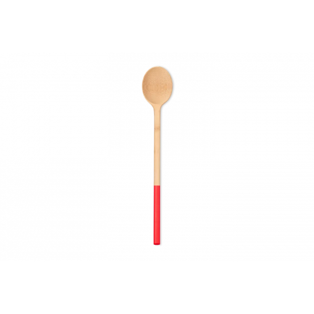 Cuillère De Cuisine Bambou 38 Cm Rouge Pebbly