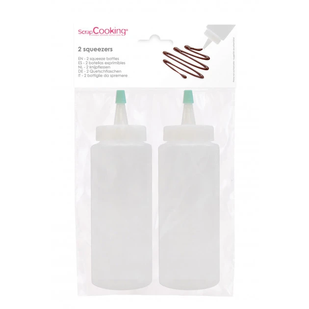 Flacon Verseur Souple Transparent 325ml (x2) Scrapcooking – Image 2