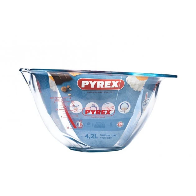 Jatte Graduée En Verre Ø30 Cm 4,2 L Expert Bowl Pyrex – Image 3