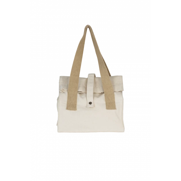 Lunch Bag Avec Anses Marron Clair 32 X 25 X 17 Cm Pebbly