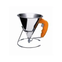 Mini Entonnoir à Piston Inox Orange KWIK De Buyer
