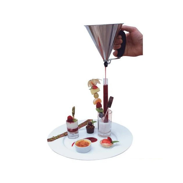 Mini Entonnoir Ă Piston Vert Inox KWIK De Buyer â Image 2