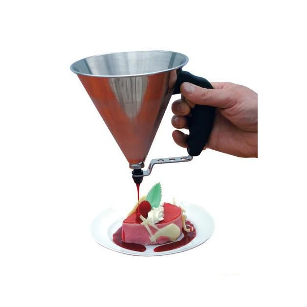 Mini Entonnoir Ă Piston Vert Inox KWIK De Buyer â Image 4