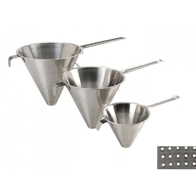 Chinois De Cuisine Inox Ø 18,5 Cm X H 16 Cm Perforation 1,5 Mm De Buyer – Image 2