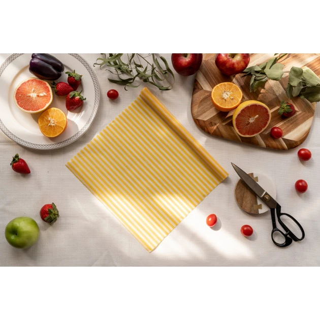 Rouleau Emballage Alimentaire Cire Abeille Jaune 90 X 30,5 Cm Nuts – Image 4