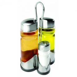 MALLARD FERRIERE Set Huilier Vinaigrier Salière Poivrière