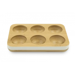 Support à Œufs En Bambou Pebbly